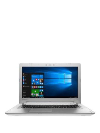 Lenovo Ideapad 500 Amd A10 Processor, 8Gb Ram, 1Tb Hybrid Hard Drive, 15.6 Inch Laptop With Radeon R5 M330 Graphics And Optional Microsoft Office 365 - White - Laptop With Microsoft Office 365